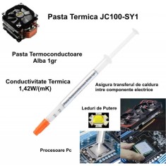 Pasta termoconductoare pc, laptop, dispozitive electronice, 1G, JC100-SY1, alba foto