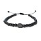 Bratara cu pietre naturale, Onix, Black Charm cu Zirconiu, A4B167