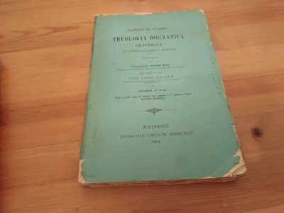 SILVESTRU EP. DE CANEV, THEOLOGIA DOGMATICA ORTODOXA, VOL. IV 1903 foto