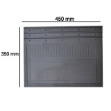 Aparatori noroi camion 450x350mm din cauciuc culoare negru cu Logo, 1 buc