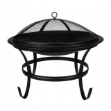 Gratar gradina, grill rotund, metal, 56x47 cm GartenVIP DiyLine, Isotrade