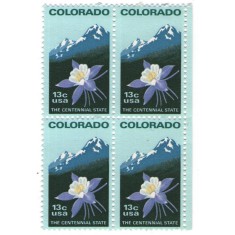 Statele Unite 1977 - 100 de ani de la statutul de stat Colorado, neuzata de 4