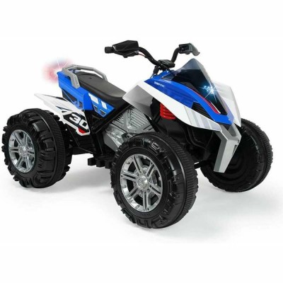 ATV electric Quad Injusa Rage Lumină Albastru Alb 12 V foto