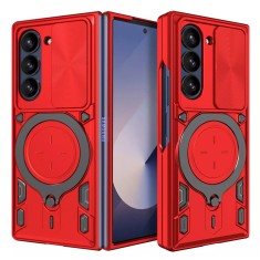 Husa Samsung Galaxy Z Fold6 Techsuit CamGuard Pro, rosu foto