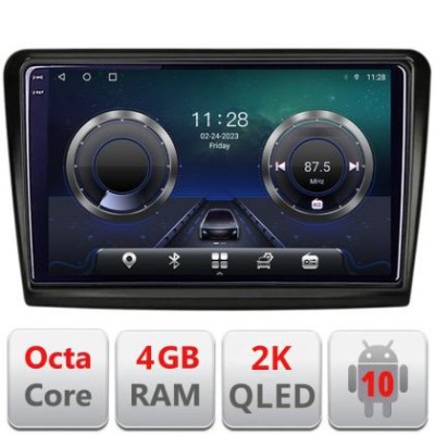 Navigatie Skoda Superb 2 C-SUPERB2 Android Octa Core Ecran 2K QLED GPS 4G 4+32GB 360 KIT-SUPERB2+EDT-E410-2K CarStore Technology foto