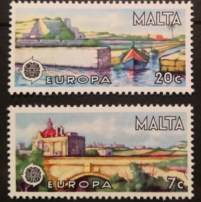 BC191, Malta 1977, serie europa cept-peisaje