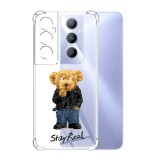 Husa antisoc pentru realme c65, airbag pro, protectie completa, design transparent, stay real