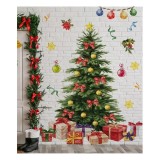 Cumpara ieftin Sticker/Autocolant Craciun Brad si Cadouri 70x90cm - 695576