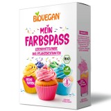 Colorant alimentar Biovegan fara gluten, eco, pulbere, set 6 culori x 8g, vegan