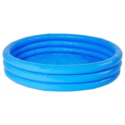 Piscina gonflabila rotunda, 188 x 46 cm, vinil, albastra, 3 inele foto