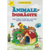 Cumpara ieftin Animale indragite - Fise, poezii, povestiri, ghicitori pentru copii creatori (format A4) - Tatiana Tapalaga, Lizuka Educativ