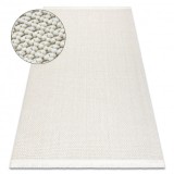 Covor NANO FH92A Culoare, buclă, țesut plat alb, 140x190 cm