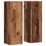 Cumpara ieftin Suporturi plante 2 buc. lemn vechi 33x33x100 cm lemn prelucrat