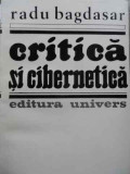 Critica Si Cibernetica - Radu Bagdasar ,524421, Univers