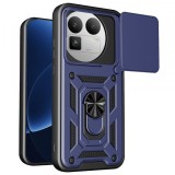 Husa pentru Realme GT 8 Pro, Techsuit, CamShield (Round Camera Cutout), Albastra