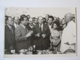 Foto originală 175x121 mm propaganda comunistă:Petru Groza,prim ministru anii 50