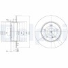 DELPHI BG3239C Disc frana