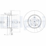 DELPHI BG3239C Disc frana