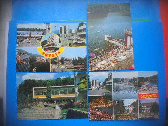 HOPCT LOT 3653 - 4 CARTI POSTALE-SOVATA - JUD MURES-CIRCULATE