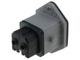 Conector dreptunghiular ST soclu mamă 2 pini IP54