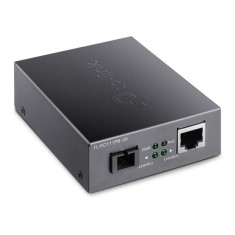 MEDIA CONVERTOR TP-LINK 10/100 Mbps WDM , 1?? 100 Mbps cu POE 802.3af, SC Fiber Port, 1?? 10/100 Mbps RJ45 Port (Auto MDI/MDIX), pana la 20km &amp;quot;FC111PB foto