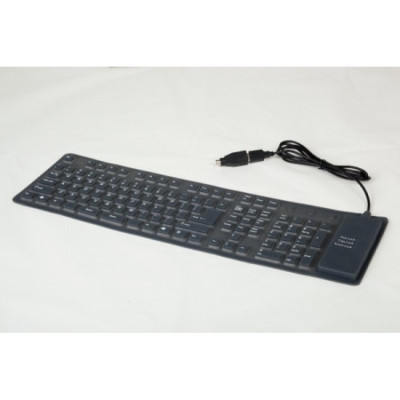 Tastatura Gembird KB-109F , Flexibila , USB , Negru foto