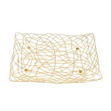 Fructiera metalica aurie 27 cm
