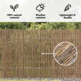 VidaXL Gard de trestie pentru grădină 300x140 cm