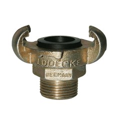 Cupla rapida cu gheare si filet exterior Ludecke KASS10, G1 , O25 mm