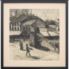 Iosif Rosenblut - Peisaj Citadin, Peisaje, Carbune, Altul, ART