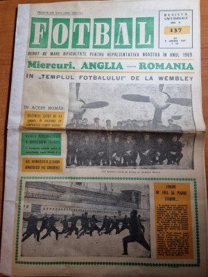 fotbal 9 ianuarie 1969-meciul anglia-romania pe wembley,poli timisoara foto