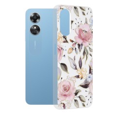 Husa Oppo A17 Techsuit Marble, Chloe White