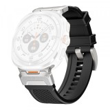 Curea Techsuit W068 pentru Samsung Galaxy Watch Ultra, Neagra