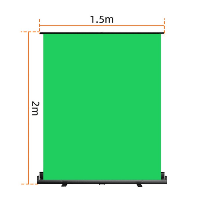 Fundal Studio Pliabil 2x1.5m Collapsible Backdrop Stand Kit