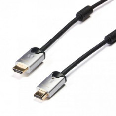 Cablu video Serioux SRXC-X1.5M01 Premium Gold HDMI Male - HDMI Male 1.5m negru foto