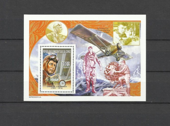 DR CONGO 2003 AVIATIE AVIOANE LINDBERGH