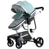 Carucior bebe, 3in1, portabil, 3 pozitii ajustabile, cu fermoar, scoica, Altele