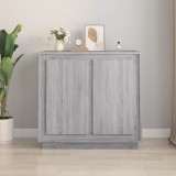 VidaXL Servantă, sonoma gri, 80x34x75 cm, lemn prelucrat