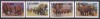 DB1 Fauna Africana Elefanti 1983 Uganda WWF 4 v. MNH, Nestampilat