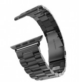 Curea metalica compatibila Apple Watch, 42mm, Negru, Metal, Very Dream