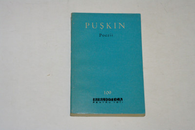 Poezii - Puskin - bpt - 1962 foto