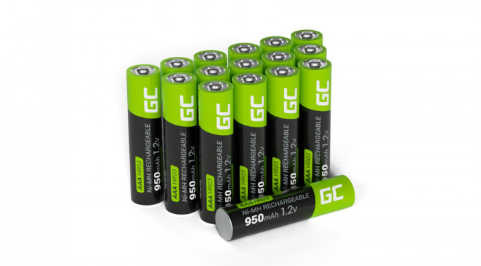 Baterie Green Cell 16x AAA HR03 950mAh
