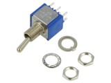 Comutator basculant DPDT ON-ON 3A/250VAC 4A/30VDC APEM 5246AB