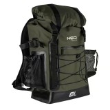 Ghiozdan/rucsac turistic, 4 buzunare, model Survival, verde inchis, 18x32x63 cm, 30 L, NEO
