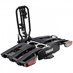 Suport biciclete Thule EasyFold XT 3 NEGRU cu prindere pe carligul de remorcare - pentru 3 biciclete