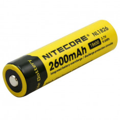 Nitecore 18650 li-ion NL1826 2600mAh 3.7V-Conținutul pachetului 1 Bucată