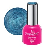 Cumpara ieftin Oja Semipermanenta One Step Brilliant Gel SensoPRO Milano 8ml, Blue Paradise #80