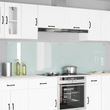 VidaXL Spate de bucătărie 2 pcs Alb 110 x 60 cm sticlă securizată 3415484