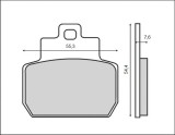 Set placute frana FT3079 - Piaggio Beverly 500cc - X8 - X9 Evolution - MP3 125-250cc, Oem