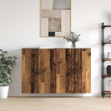 vidaXL Mobilier cu Montaj pe Perete 2 pcs Lemn vechi 69.5 x 34 x 90 cm